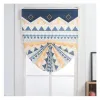 Nordic simple fabric curtains for study, dining room and bedroom partitions, fan-shaped Roman curtains, and lifting roller blinds are supplied by the manufacturer details Picture